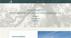 Desktop Screenshot of fbcthomasville.com